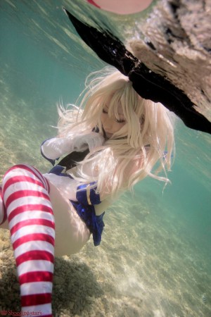 [Shooting Star's (Saku)]KAZE-KanColle-(Kuchikukan-Simakaze)海底Cos