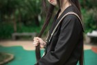 长发及腰 双马尾JK制服少女