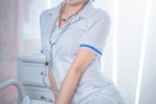 蕾姆护士装COS 单眼萌打针@面饼仙儿【169M】