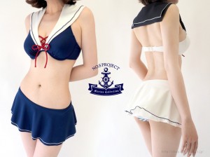夏日风景线——日本水手服JK泳装清纯来袭 妹体之妖娆
